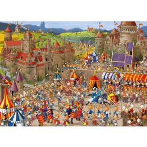 Heye (29920) - "Bunny Battles, Ruyer" - 1000 pieces puzzle