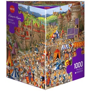 Heye (29920) - "Bunny Battles, Ruyer" - 1000 pieces puzzle