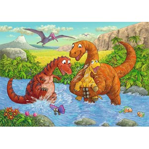 Ravensburger (05030) - "Dinosaurs at Play" - 24 pieces puzzle