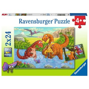 Ravensburger (05030) - "Dinosaurs at Play" - 24 pieces puzzle