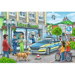 Ravensburger (05031) - "Police at Work" - 24 pieces puzzle