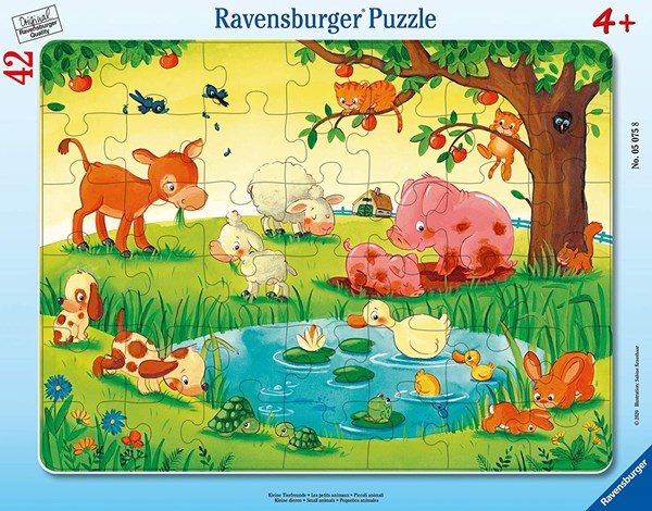 Ravensburger (05075) - "Small animals" - 48 pieces puzzle
