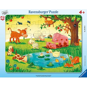 Ravensburger (05075) - "Small animals" - 48 pieces puzzle