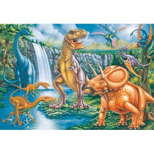 Ravensburger (05541) - "Dino Falls" - 24 pieces puzzle