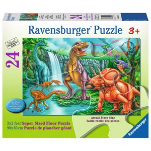 Ravensburger (05541) - "Dino Falls" - 24 pieces puzzle