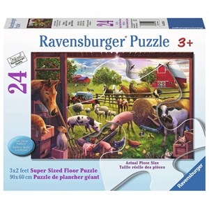 Ravensburger (05558) - "Animals of Bells Farm" - 24 pieces puzzle