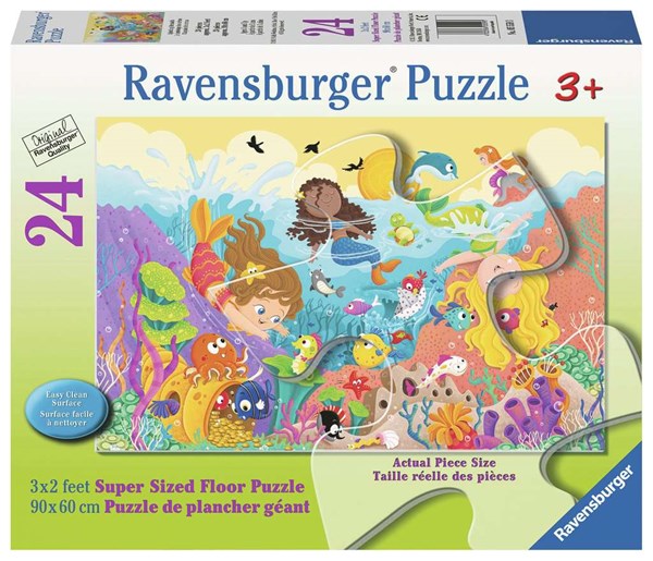 Ravensburger (05559) - "Splashing Mermaids" - 24 pieces puzzle