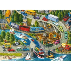 Ravensburger (05560) - "Vacation Hustle" - 24 pieces puzzle