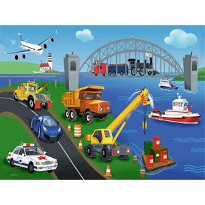 Ravensburger (05561) - "A Day On The Job" - 24 pieces puzzle