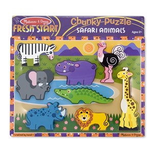 Melissa and Doug (3722) - "Safari" - 8 pieces puzzle