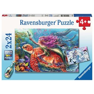 Ravensburger (07834) - "Mermaid Adventures" - 24 pieces puzzle