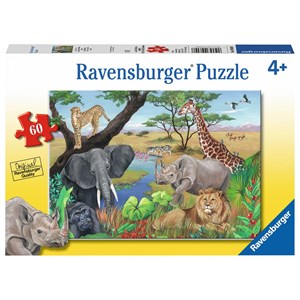 Ravensburger (09600) - "Safari Animals" - 60 pieces puzzle