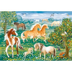 Ravensburger (09639) - "Mustang Meadow" - 60 pieces puzzle