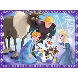 Ravensburger (10730) - "Disney Frozen, Olaf's Adventures" - 100 pieces puzzle