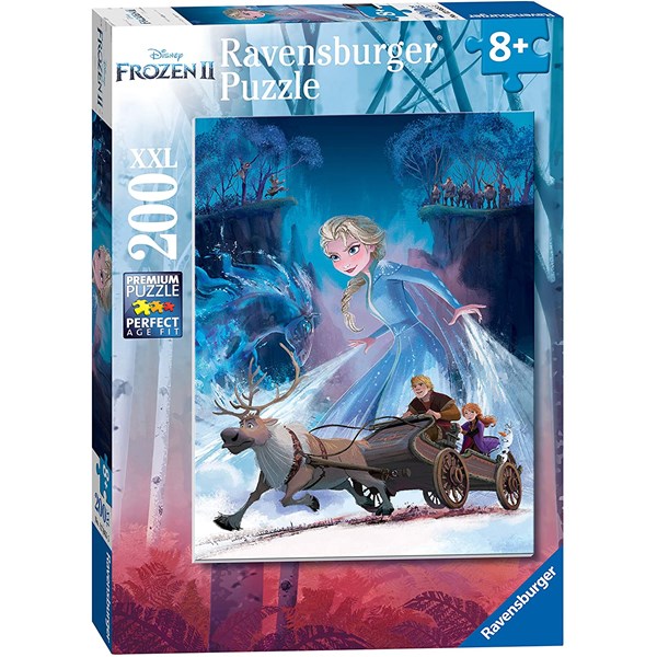 Ravensburger (12865) - "Disney Frozen 2, The Mysterious Forest" - 200 pieces puzzle