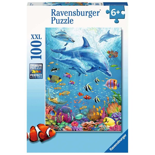 Pod of Dolphins Puzzle - 100 piece