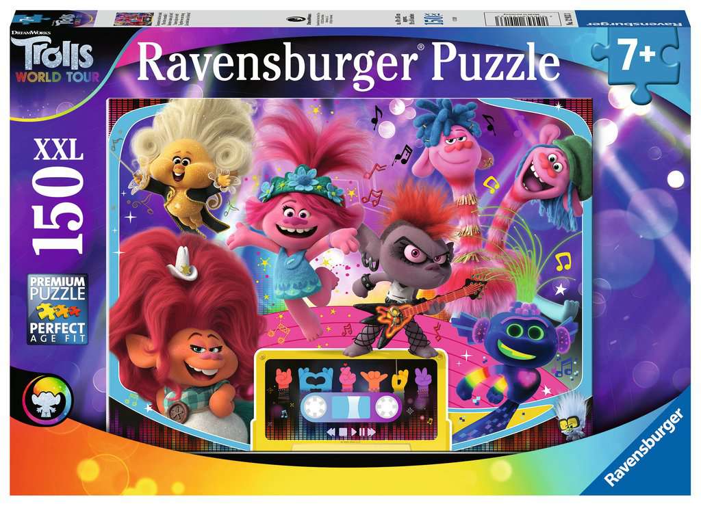 Ravensburger TROLLS 2 WORLD TOUR XXL 100PC JIGSAW PUZZLE Toys Games 