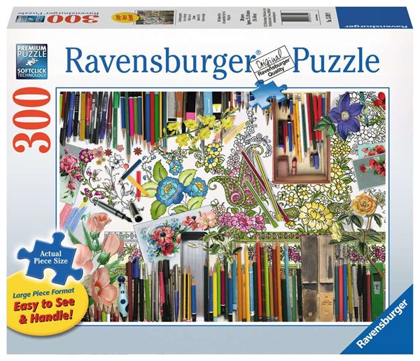 Ravensburger (13592) - "Color with Me" - 300 pieces puzzle