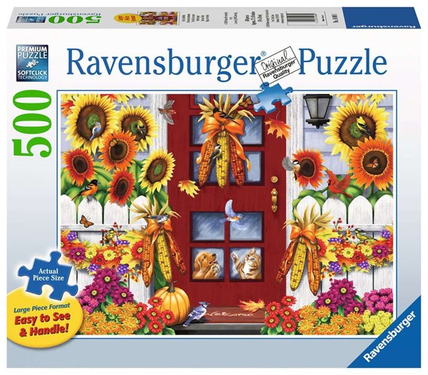 Ravensburger (14968) - "Autumn Birds" - 500 pieces puzzle