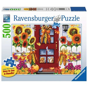 Ravensburger (14968) - "Autumn Birds" - 500 pieces puzzle