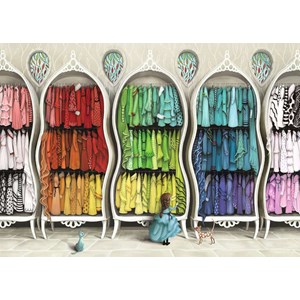 Ravensburger (14996) - "Fantastic Fashionista" - 1000 pieces puzzle