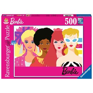 Ravensburger (15019) - "Barbie's 60th Anniversary" - 500 pieces puzzle