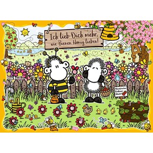 Ravensburger (15044) - "Sheepworld" - 500 pieces puzzle