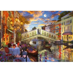 Ravensburger (15286) - "Sunset Over Rialto" - 1000 pieces puzzle