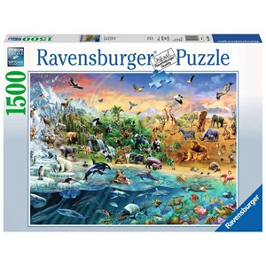 Ravensburger (16364) - "Our Wild World" - 1500 pieces puzzle