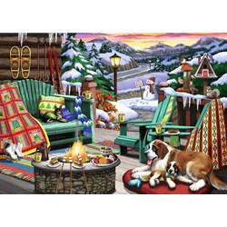 Ravensburger (16442) - "Cozy Series, Apres All Day" - 500 pieces puzzle