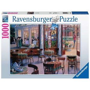 Ravensburger (16449) - "A Café Visit" - 1000 pieces puzzle