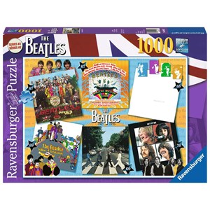 Ravensburger (19815) - "The Beatles, Albums 1967-1970" - 1000 pieces puzzle