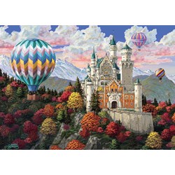 Ravensburger (19857) - "Neuschwanstein Daydream" - 1000 pieces puzzle