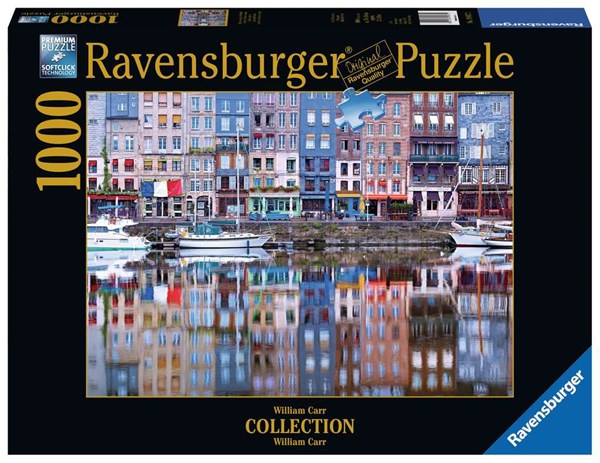 Ravensburger (19867) - William Carr: "Honefleur Reflection" - 1000 pieces puzzle