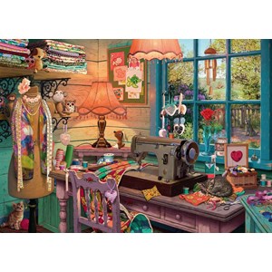 Ravensburger (19892) - "The Sewing Shed" - 1000 pieces puzzle