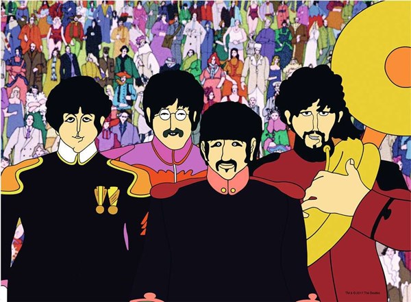 Ravensburger (19929) - "Beatles, Yellow Submarine" - 500 pieces puzzle
