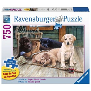 Ravensburger (19939) - "Ruff Day" - 750 pieces puzzle
