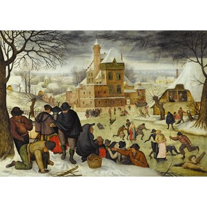 D-Toys (70005) - Pieter Brueghel the Elder: "Winter" - 1000 pieces puzzle