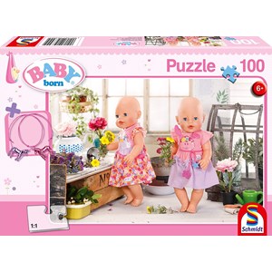 Schmidt Spiele (56300) - "Baby Born" - 100 pieces puzzle