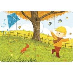 Ravensburger (4559) - "My First Puzzle, Seasons" - 2 3 4 5 pieces puzzle