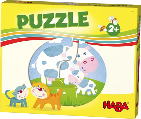 HABA (303762) - "On The Farm" - 2 pieces puzzle