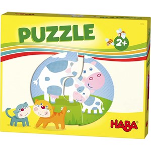HABA (303762) - "On The Farm" - 2 pieces puzzle
