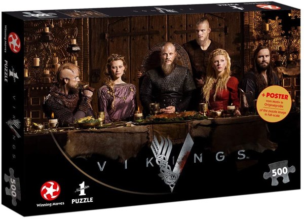 Winning Moves Games (WIN11507) - "Vikings" - 500 pieces puzzle