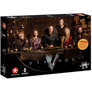 Winning Moves Games (WIN11507) - "Vikings" - 500 pieces puzzle