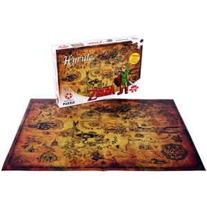 Winning Moves Games (29490) - "The Legend of Zelda, Hyrule" - 500 pieces puzzle