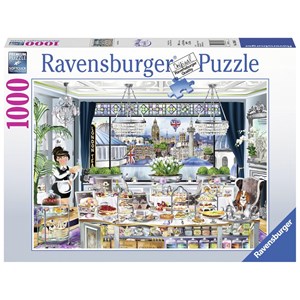 Ravensburger (13985) - "London Tea Party" - 1000 pieces puzzle