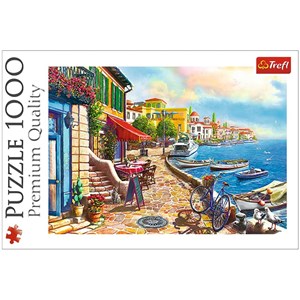 Trefl (10527) - "Sunny Embankment" - 1000 pieces puzzle