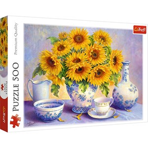 Trefl (37293) - Hardwick Trisha: "Sunflowers" - 500 pieces puzzle