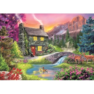 Trefl (37325) - "Mountain Idyll" - 500 pieces puzzle