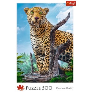 Trefl (37332) - "Wild Leopard" - 500 pieces puzzle